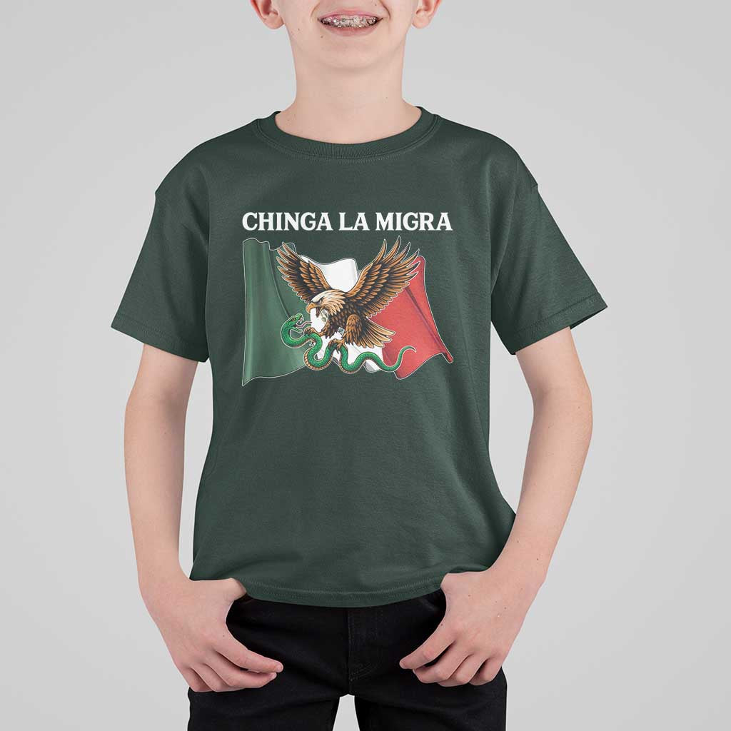 Chinga La Migra T Shirt For Kid Immigration Rights Anti Fascism Protest - Wonder Print Shop