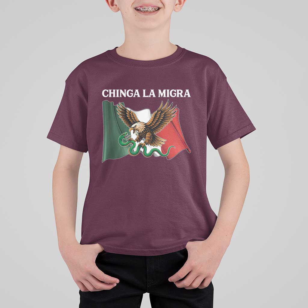 Chinga La Migra T Shirt For Kid Immigration Rights Anti Fascism Protest - Wonder Print Shop
