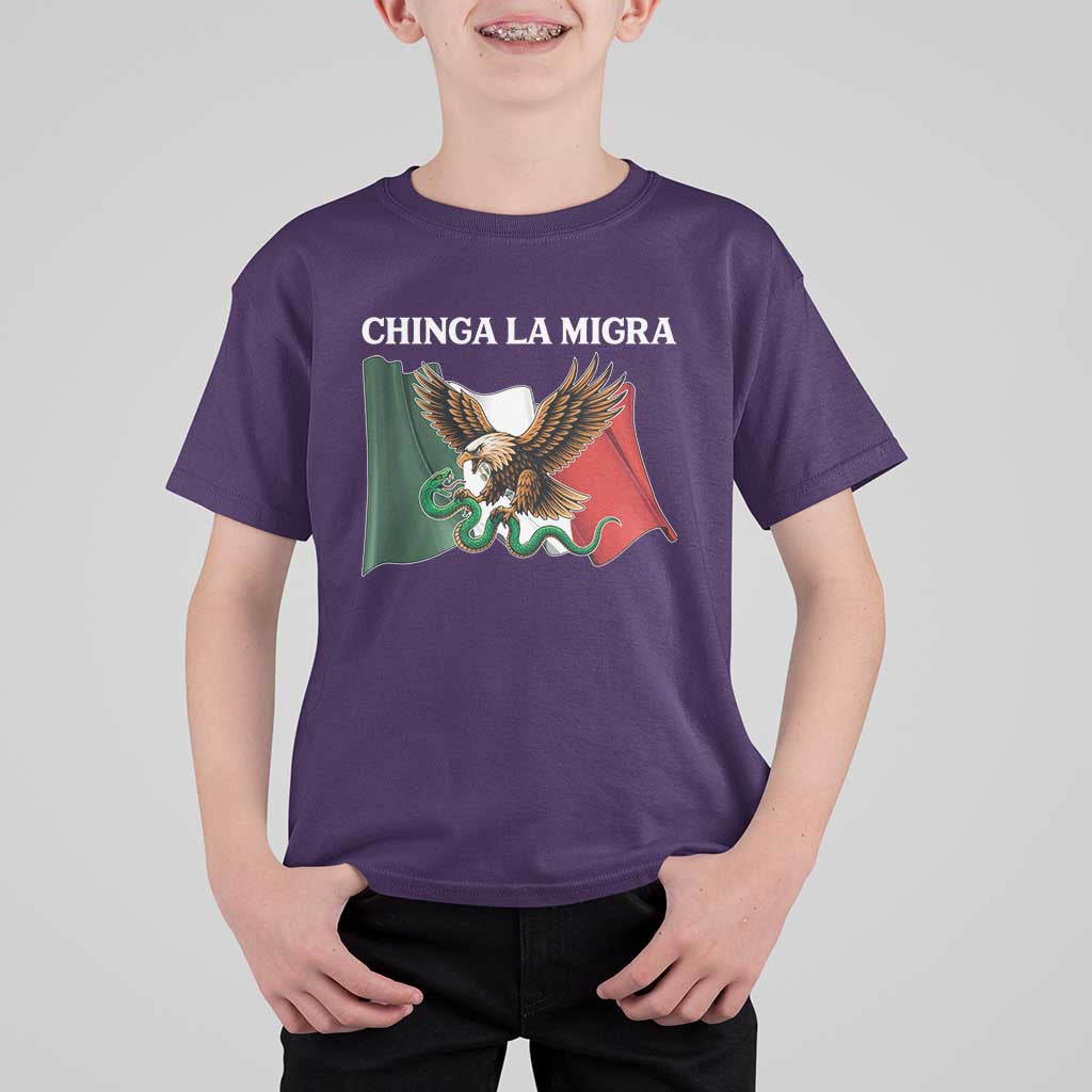 Chinga La Migra T Shirt For Kid Immigration Rights Anti Fascism Protest - Wonder Print Shop