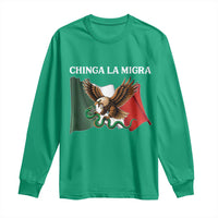 Chinga La Migra Long Sleeve Shirt Immigration Rights Anti Fascism Protest - Wonder Print Shop