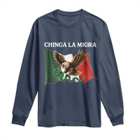 Chinga La Migra Long Sleeve Shirt Immigration Rights Anti Fascism Protest - Wonder Print Shop