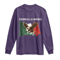 Chinga La Migra Long Sleeve Shirt Immigration Rights Anti Fascism Protest - Wonder Print Shop
