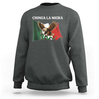 Chinga La Migra Sweatshirt Immigration Rights Anti Fascism Protest - Wonder Print Shop