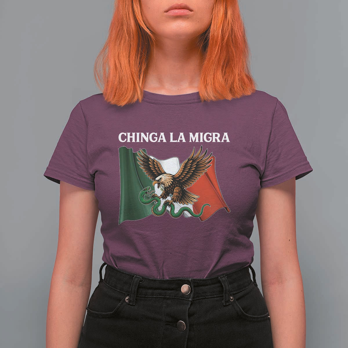 Chinga La Migra T Shirt For Women Immigration Rights Anti Fascism Protest - Wonder Print Shop