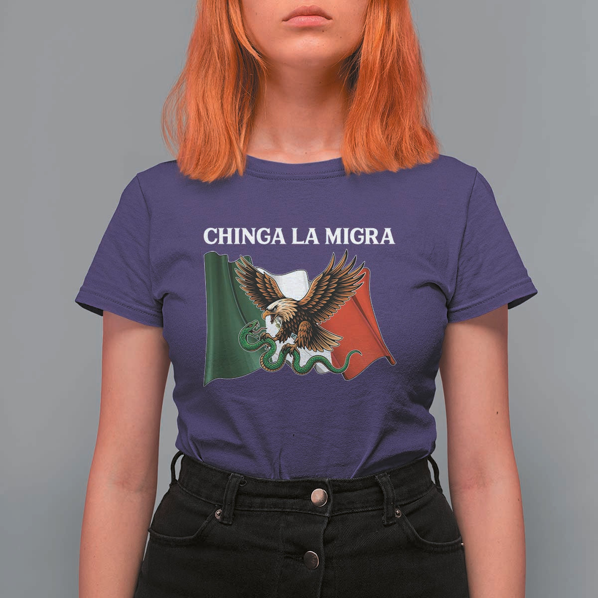 Chinga La Migra T Shirt For Women Immigration Rights Anti Fascism Protest - Wonder Print Shop