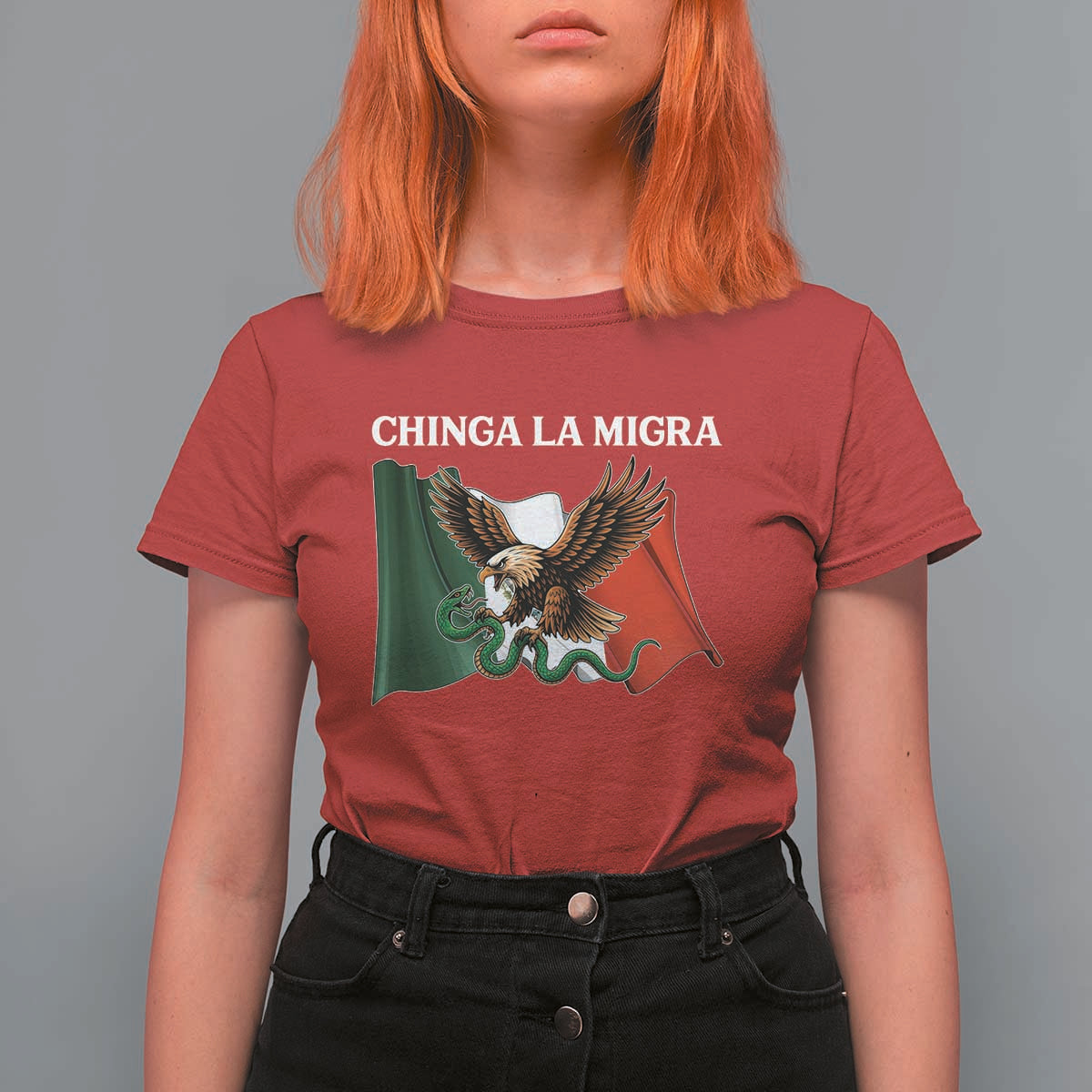 Chinga La Migra T Shirt For Women Immigration Rights Anti Fascism Protest - Wonder Print Shop