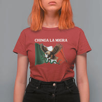 Chinga La Migra T Shirt For Women Immigration Rights Anti Fascism Protest - Wonder Print Shop