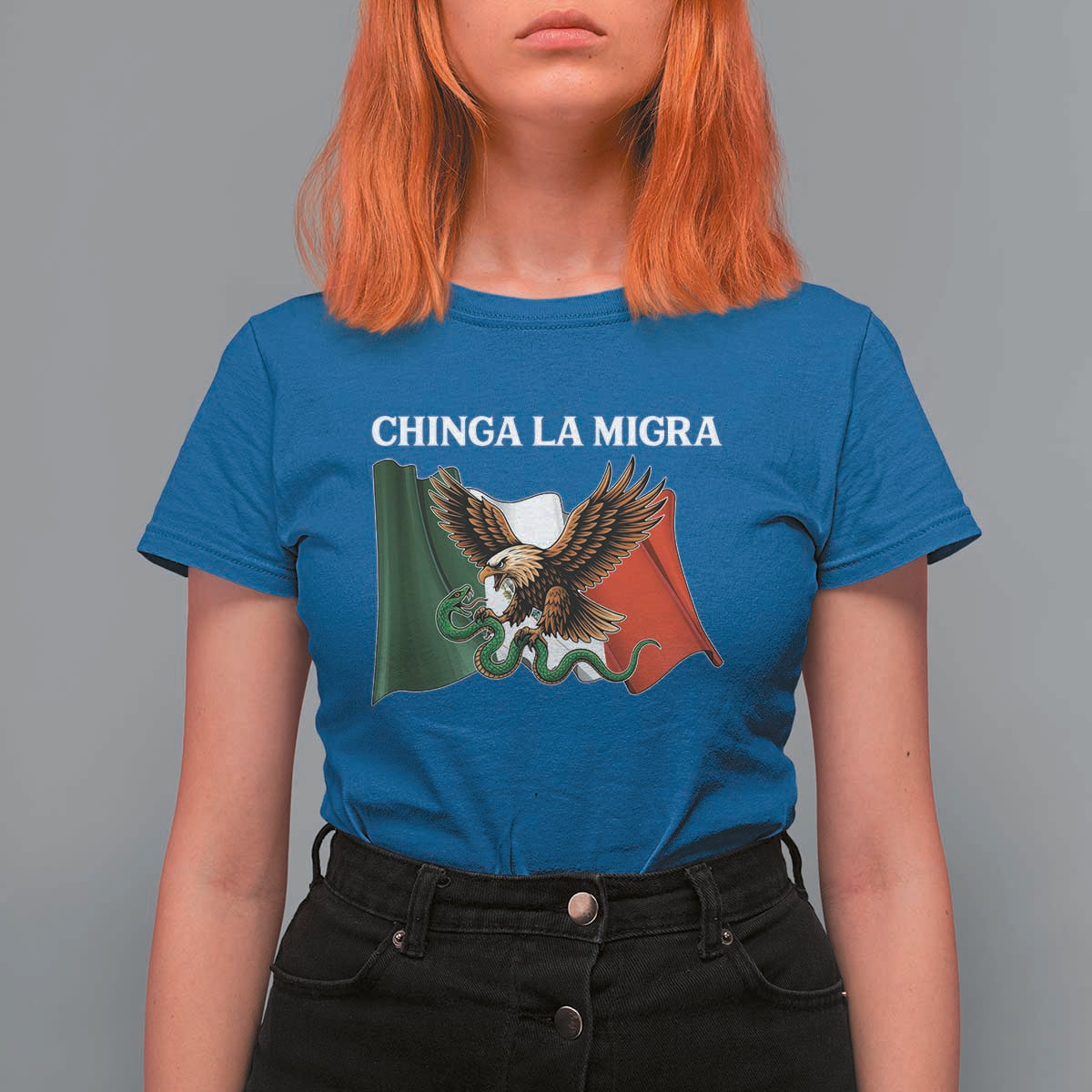 Chinga La Migra T Shirt For Women Immigration Rights Anti Fascism Protest - Wonder Print Shop