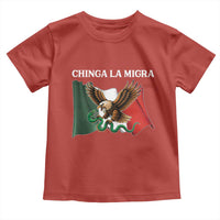 Chinga La Migra Toddler T Shirt Immigration Rights Anti Fascism Protest - Wonder Print Shop
