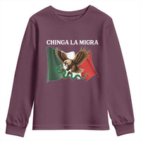 Chinga La Migra Youth Sweatshirt Immigration Rights Anti Fascism Protest - Wonder Print Shop