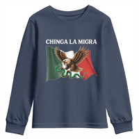 Chinga La Migra Youth Sweatshirt Immigration Rights Anti Fascism Protest - Wonder Print Shop