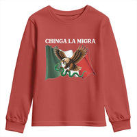 Chinga La Migra Youth Sweatshirt Immigration Rights Anti Fascism Protest - Wonder Print Shop