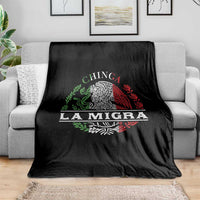 Chinga La Migra Throw Blanket Immigration Rights Anti Fascism Protest - Wonder Print Shop