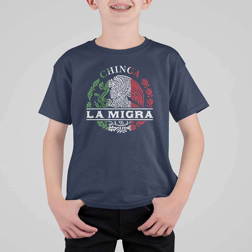Chinga La Migra T Shirt For Kid Immigration Rights Anti Fascism Protest - Wonder Print Shop