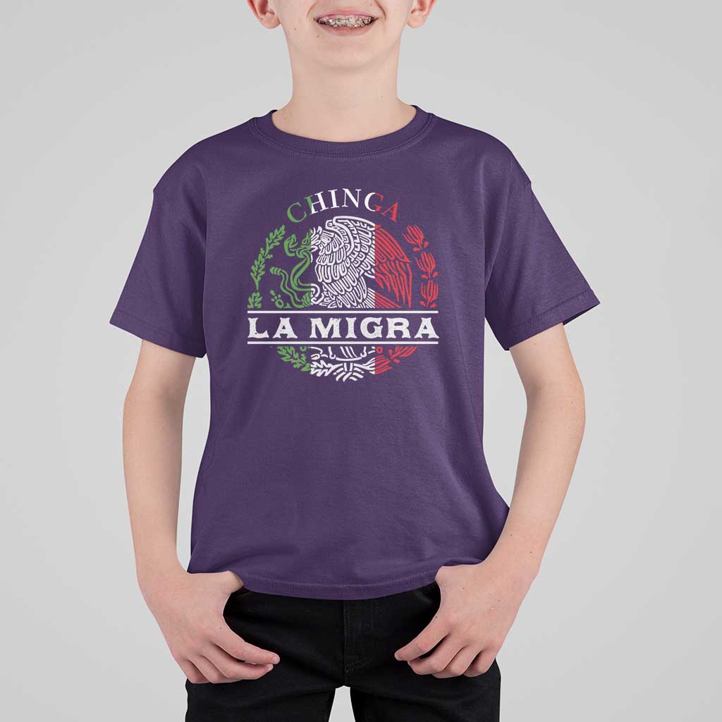 Chinga La Migra T Shirt For Kid Immigration Rights Anti Fascism Protest - Wonder Print Shop