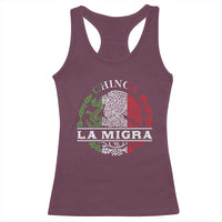 Chinga La Migra Racerback Tank Top Immigration Rights Anti Fascism Protest - Wonder Print Shop