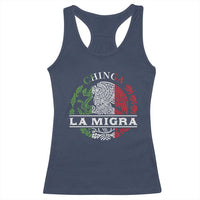 Chinga La Migra Racerback Tank Top Immigration Rights Anti Fascism Protest - Wonder Print Shop