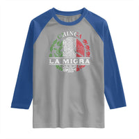 Chinga La Migra Raglan Shirt Immigration Rights Anti Fascism Protest - Wonder Print Shop