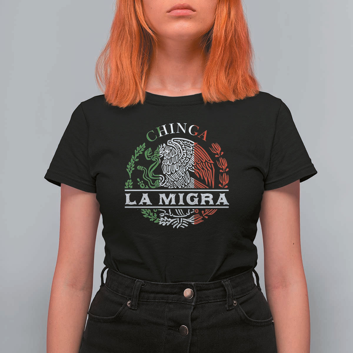 Chinga La Migra T Shirt For Women Immigration Rights Anti Fascism Protest - Wonder Print Shop
