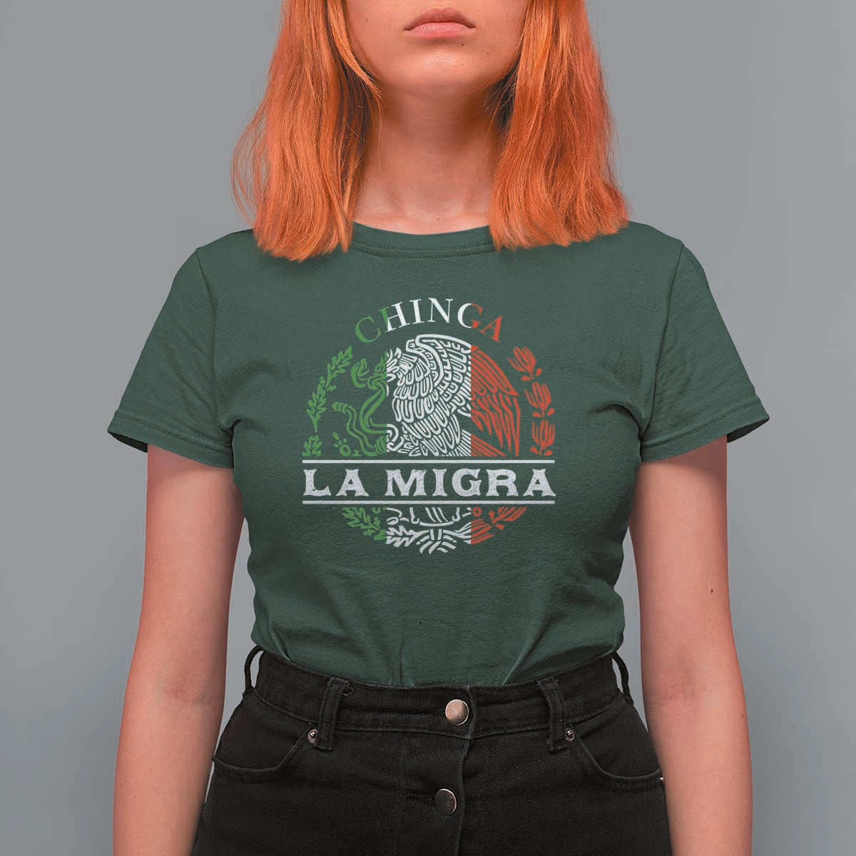 Chinga La Migra T Shirt For Women Immigration Rights Anti Fascism Protest - Wonder Print Shop