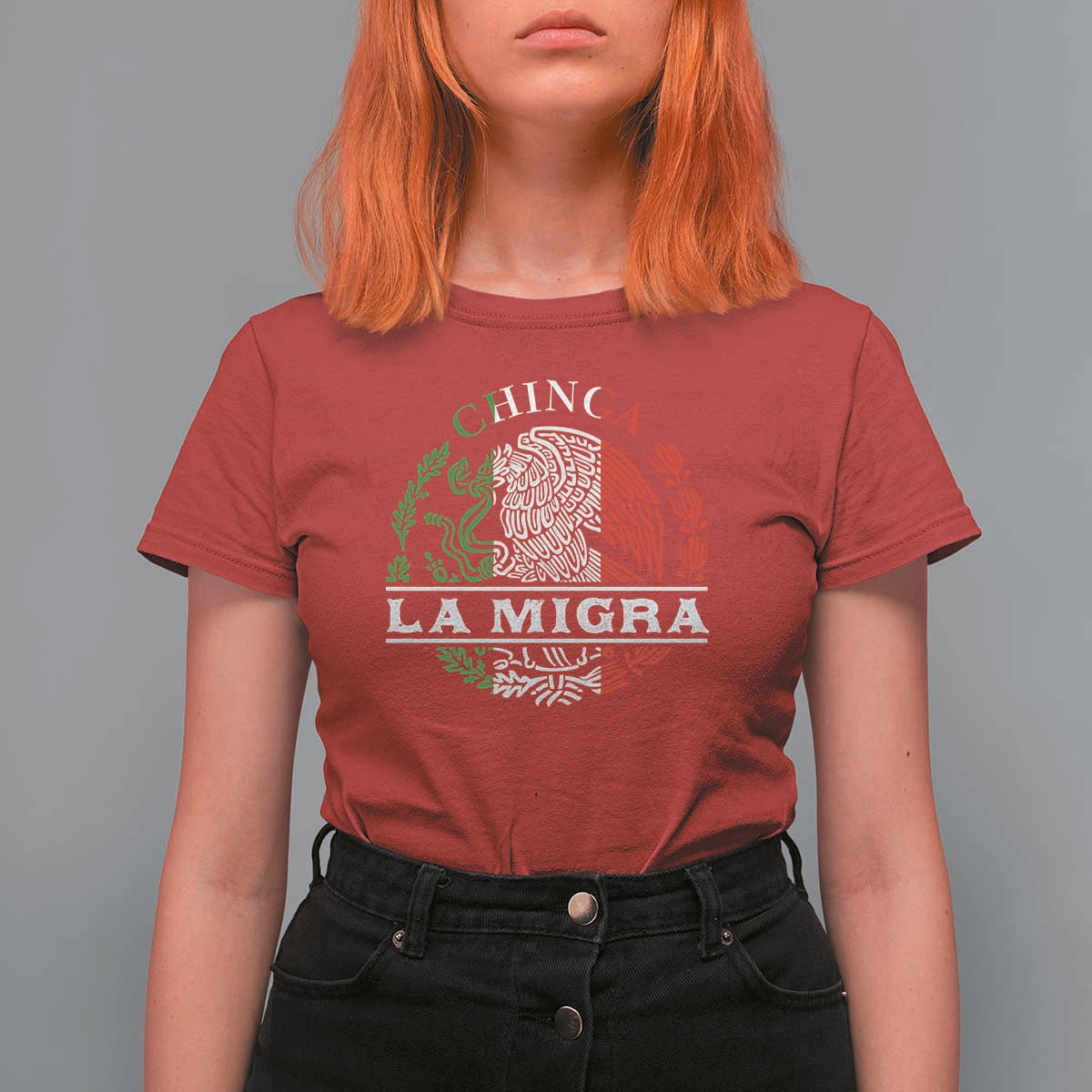 Chinga La Migra T Shirt For Women Immigration Rights Anti Fascism Protest - Wonder Print Shop