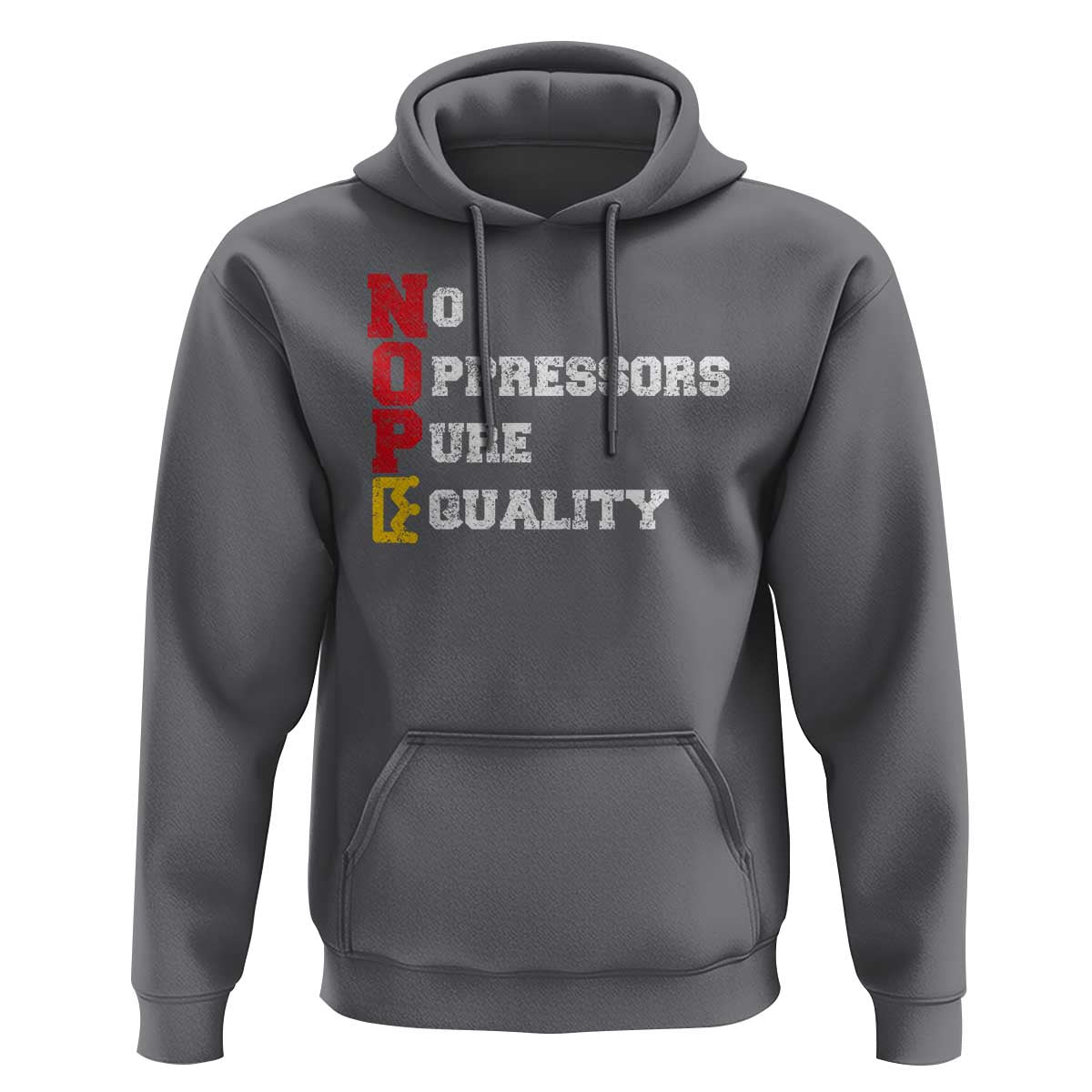 No Kings Hoodie No Oppressors Pure Equality - Wonder Print Shop