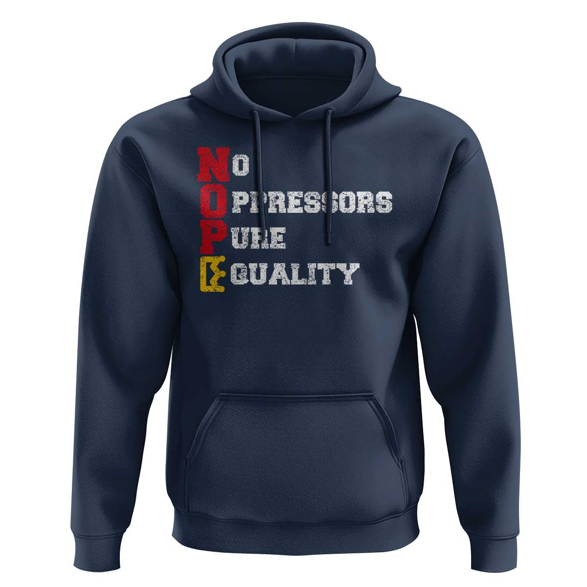 No Kings Hoodie No Oppressors Pure Equality - Wonder Print Shop