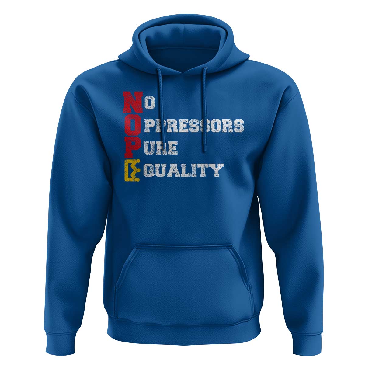No Kings Hoodie No Oppressors Pure Equality - Wonder Print Shop