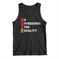 No Kings Tank Top No Oppressors Pure Equality - Wonder Print Shop