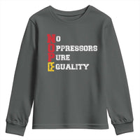 No Kings Youth Sweatshirt No Oppressors Pure Equality - Wonder Print Shop