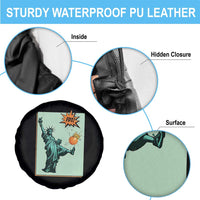 No Kings Spare Tire Cover Statue of Liberty Political Protest - Wonder Print Shop