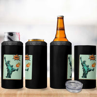 No Kings 4 in 1 Can Cooler Tumbler Statue of Liberty Political Protest - Wonder Print Shop