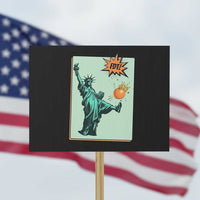 No Kings Protest Sign Statue of Liberty Political Protest - Wonder Print Shop