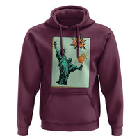 No Kings Hoodie Statue of Liberty Political Protest - Wonder Print Shop