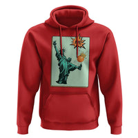 No Kings Hoodie Statue of Liberty Political Protest - Wonder Print Shop