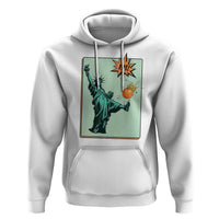 No Kings Hoodie Statue of Liberty Political Protest - Wonder Print Shop