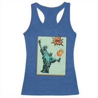 No Kings Racerback Tank Top Statue of Liberty Political Protest - Wonder Print Shop