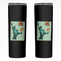No Kings Skinny Tumbler Statue of Liberty Political Protest - Wonder Print Shop