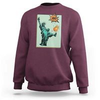 No Kings Sweatshirt Statue of Liberty Political Protest - Wonder Print Shop