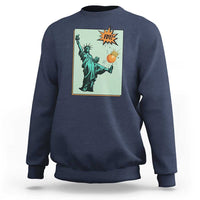 No Kings Sweatshirt Statue of Liberty Political Protest - Wonder Print Shop