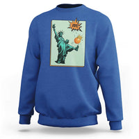 No Kings Sweatshirt Statue of Liberty Political Protest - Wonder Print Shop