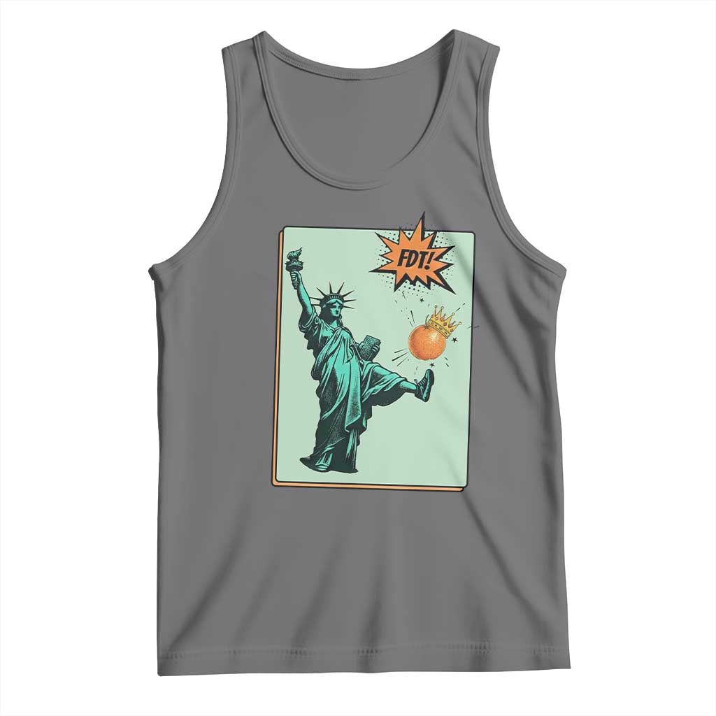 No Kings Tank Top Statue of Liberty Political Protest - Wonder Print Shop