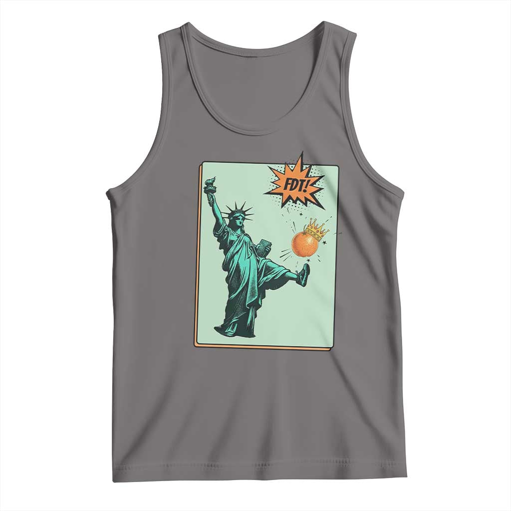 No Kings Tank Top Statue of Liberty Political Protest - Wonder Print Shop