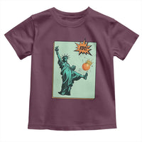 No Kings Toddler T Shirt Statue of Liberty Political Protest - Wonder Print Shop
