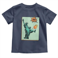 No Kings Toddler T Shirt Statue of Liberty Political Protest - Wonder Print Shop