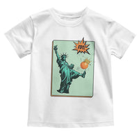 No Kings Toddler T Shirt Statue of Liberty Political Protest - Wonder Print Shop