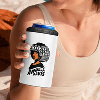 Angela Davis Inspirational Quote 4 in 1 Can Cooler Tumbler I Am No Longer Accepting The Things I Cannot Change
