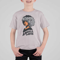 Angela Davis Inspirational Quote T Shirt For Kid I Am No Longer Accepting The Things I Cannot Change - Wonder Print Shop