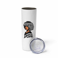 Angela Davis Inspirational Quote Skinny Tumbler I Am No Longer Accepting The Things I Cannot Change