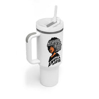 Angela Davis Inspirational Quote Tumbler With Handle I Am No Longer Accepting The Things I Cannot Change
